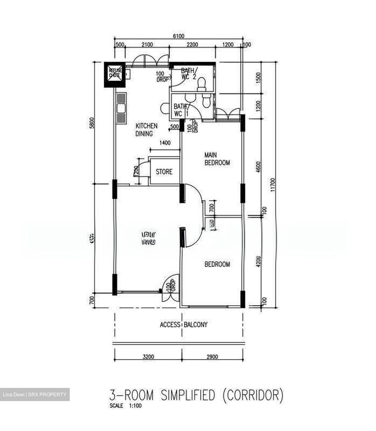 Blk 172 Yishun Avenue 7 (Yishun), HDB 3 Rooms #617037151